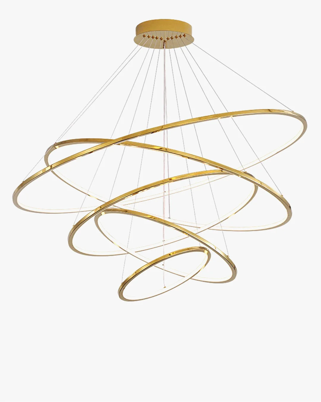 Sophisticated TLANX Large Tiered Ring Foyer Chandelier Efficient