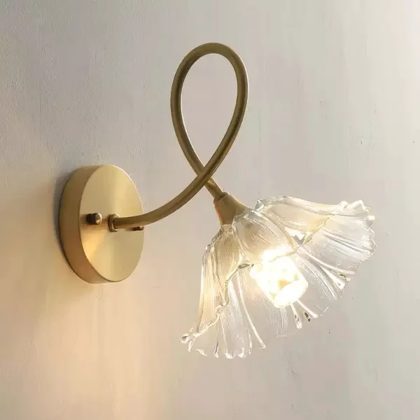 Solid Elegant Century Lotus Leaf Wall Lamp Outstanding