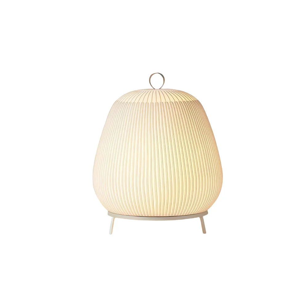 Secure Textured Dome Lantern Knit Table Lamp High-End