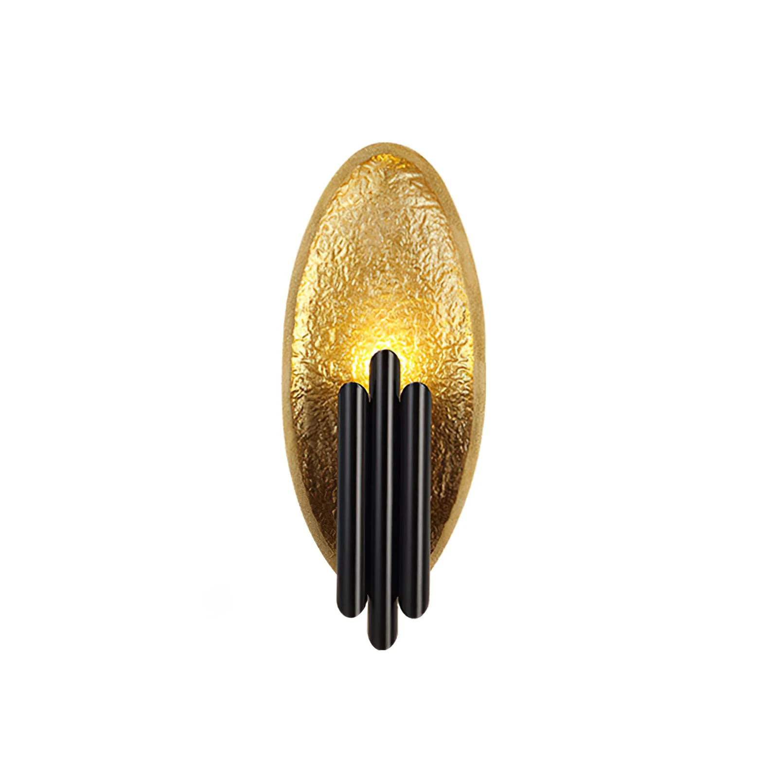 Sustainable Electroplated Iron Oval Wall Light Exclusive