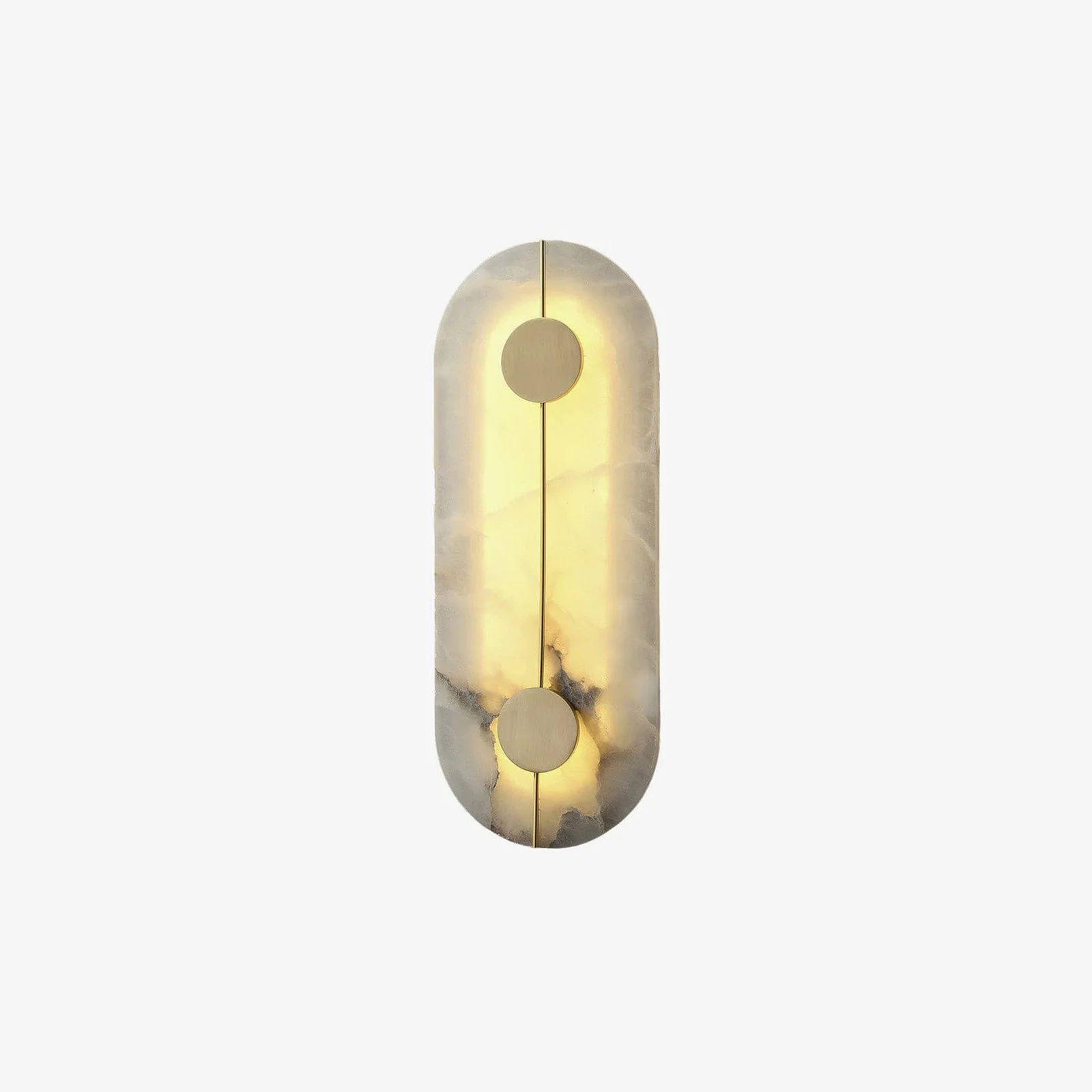 Proven Modern Oval Alabaster Wall Lamp Top-Quality