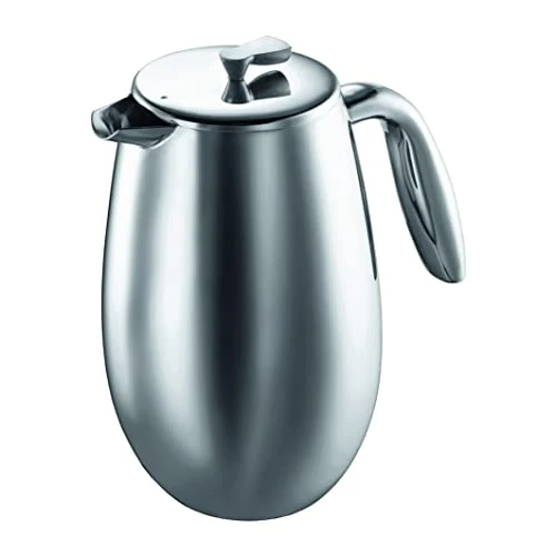 Detailed 34 oz Columbia Thermal French Press Coffee Maker Pure