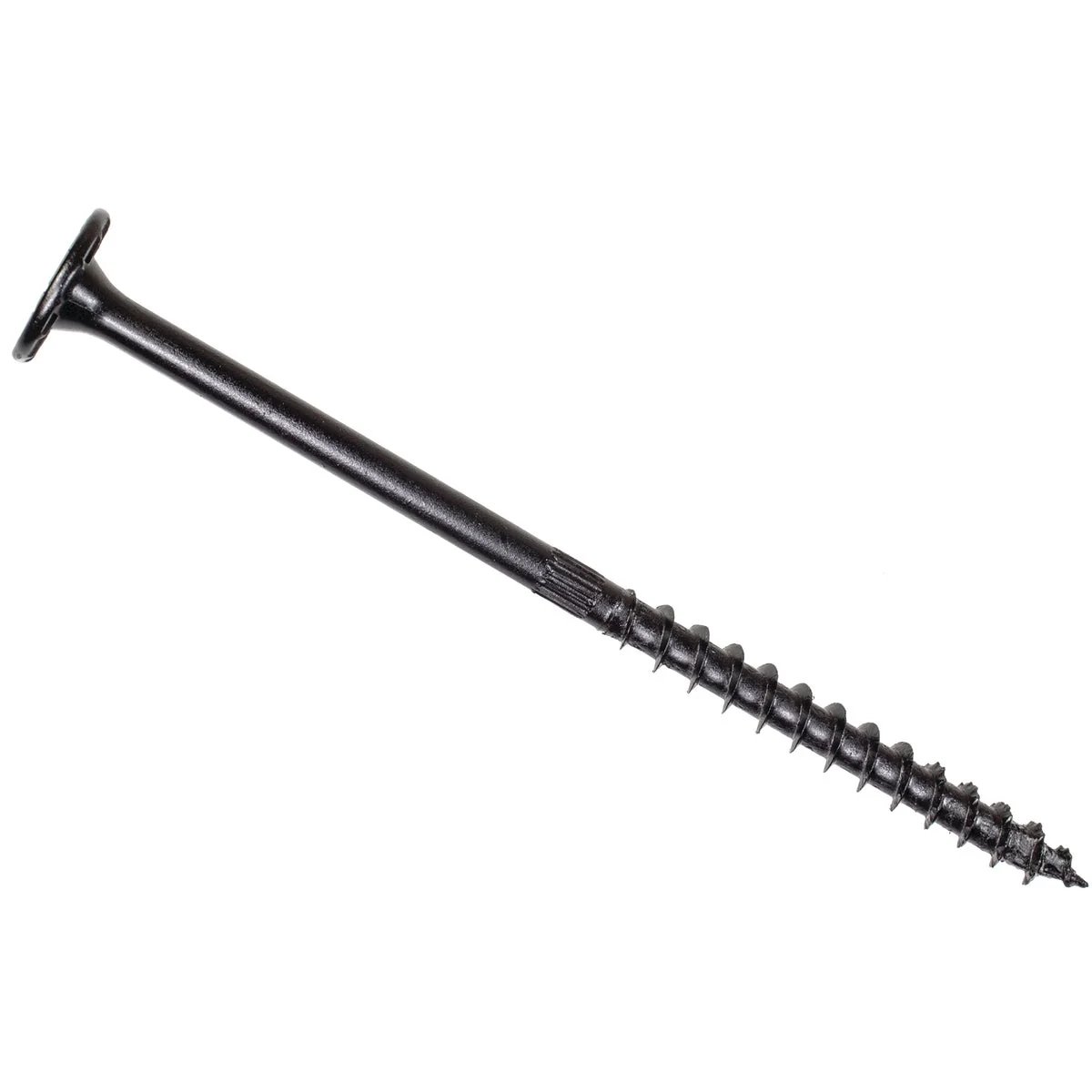 Premium Simpson Strong-Tie Outdoor Accents 5.5 In. Black Structural Screw 12 Ct. Powerful