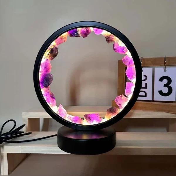 Verified Amethys Crystal Ring Lamp Official