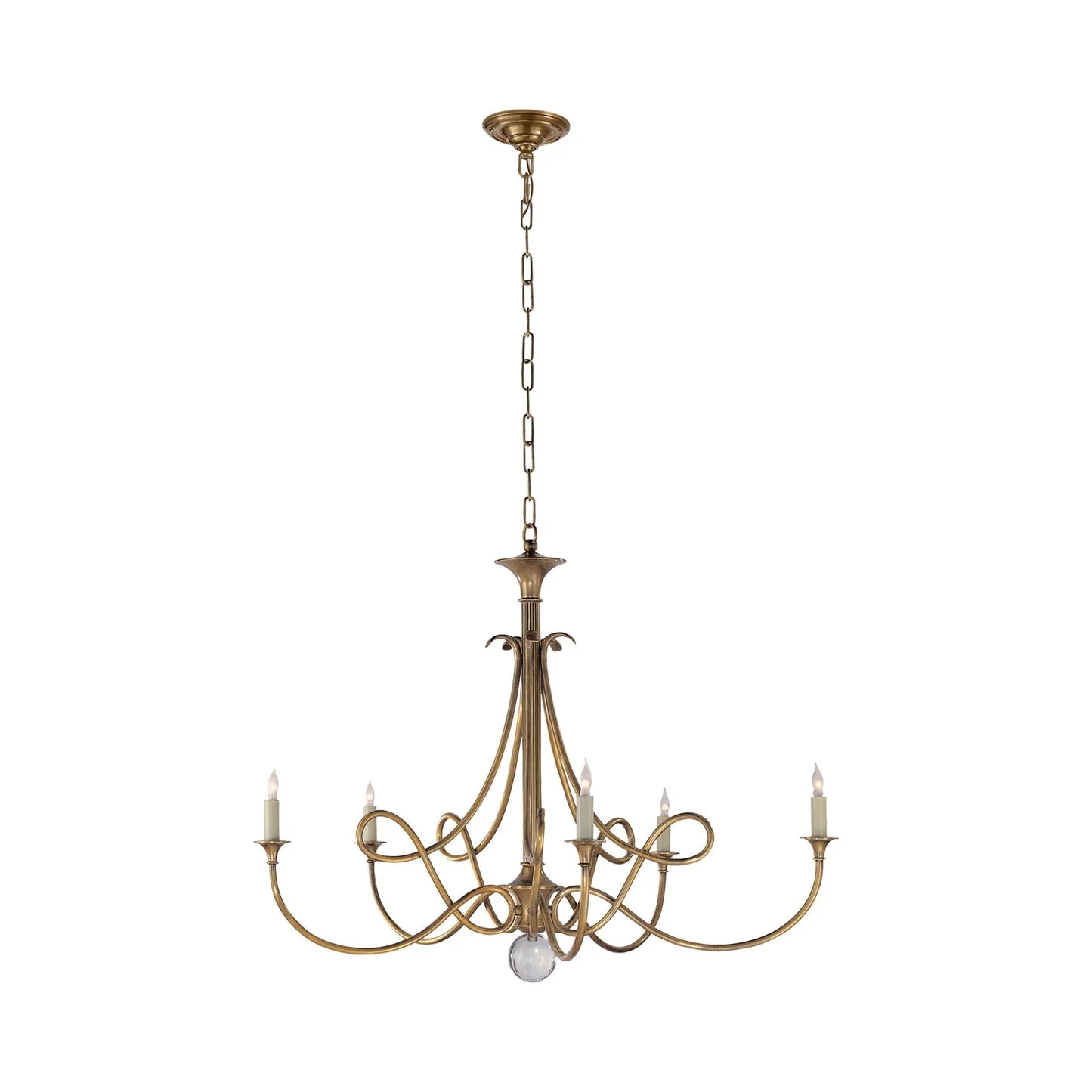 Luxury Large Twisted Loop Chandelier Long-Lasting