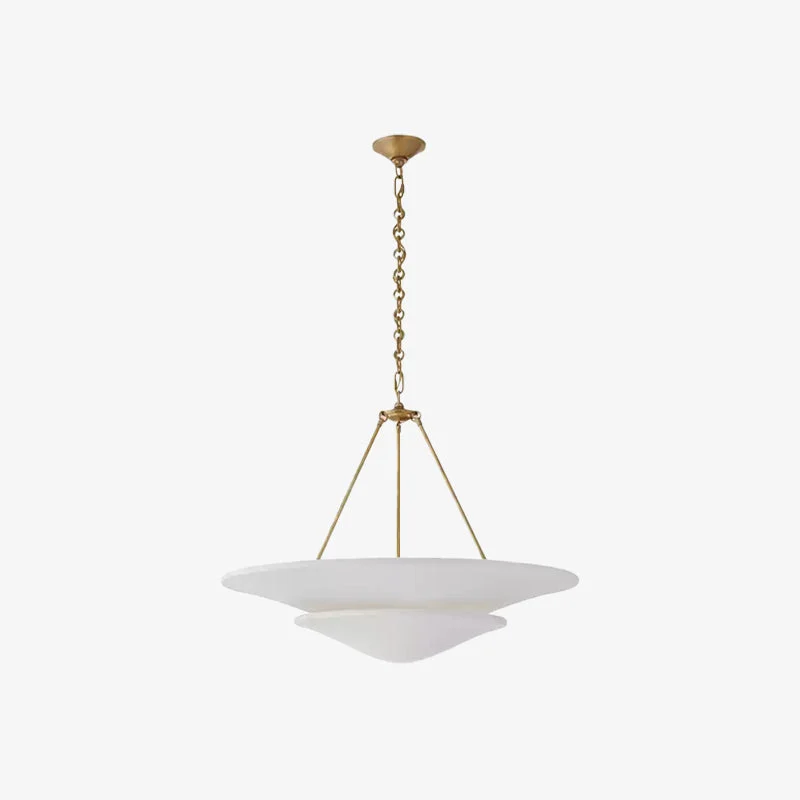 Elite Mollino Large Multi-Layered Plaster Chandelier Responsible