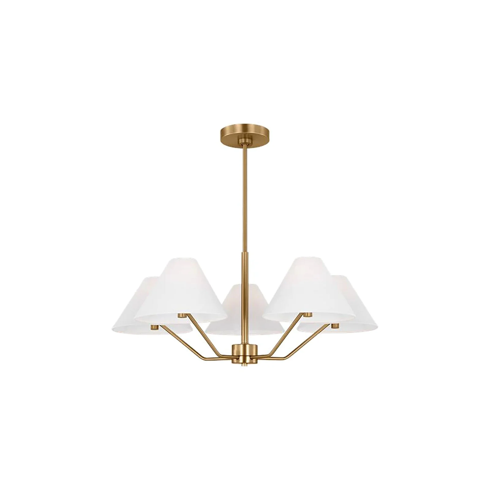 Long-Lasting Minimalist Black Fabric Shade Chandelier Consistent