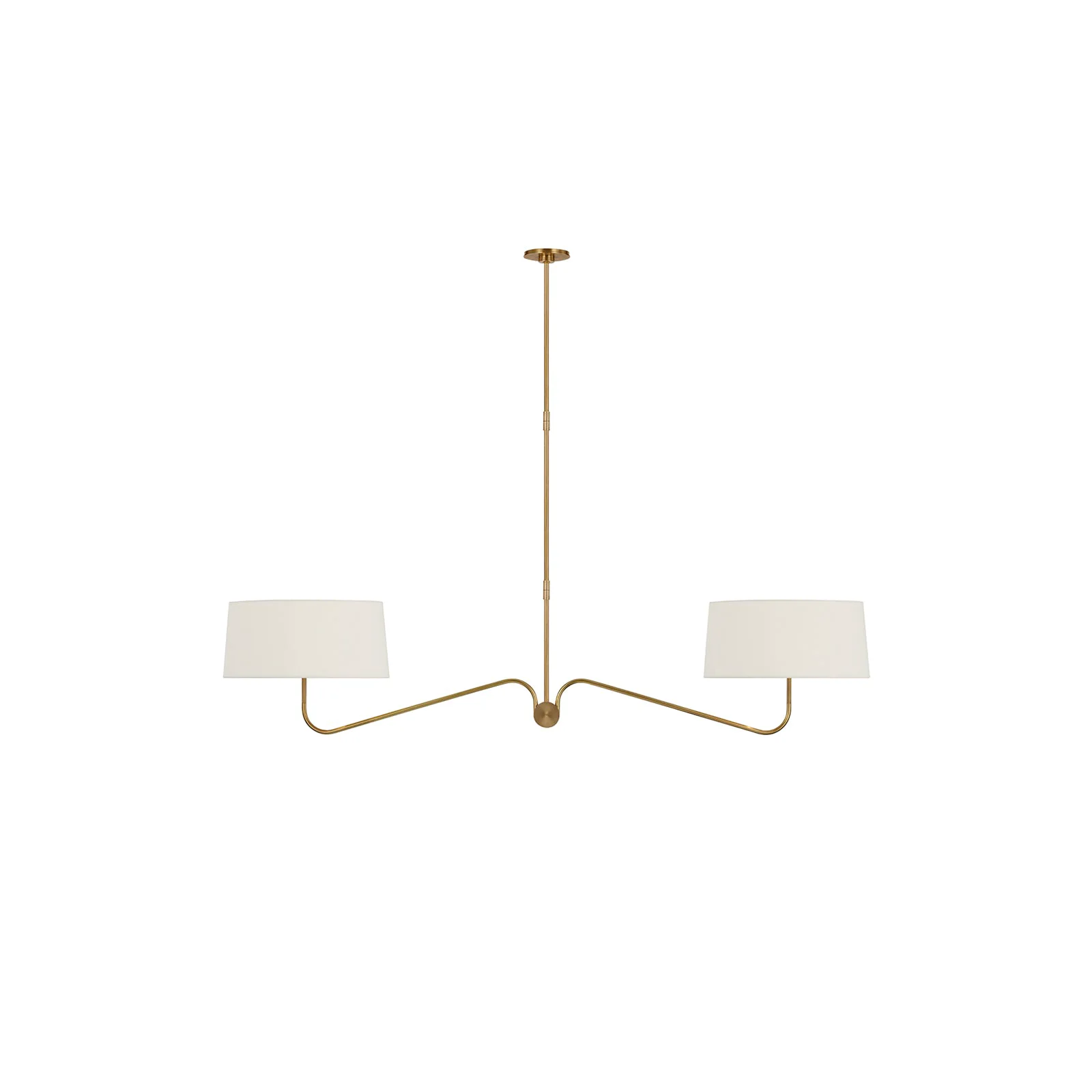 Official Grande Two-Arm Chandelier Comfortable