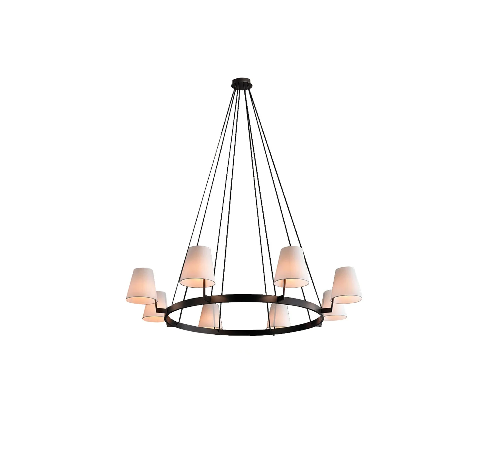 Practical 3D Corniche Circular Chandelier Healthy