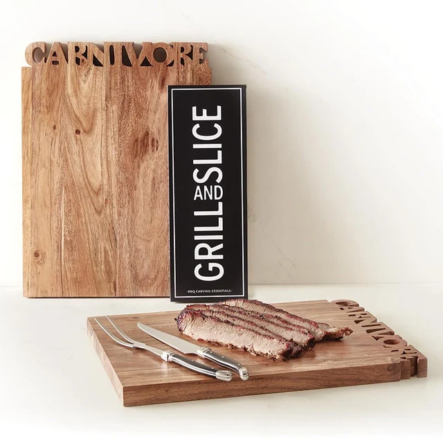 Traditional Grill and Slice Carving Knives Book Box Trusted