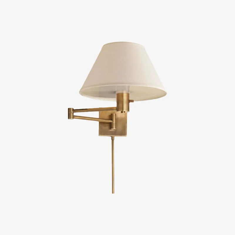 User-Friendly Classic Swing Arm Wall Lamp Organic