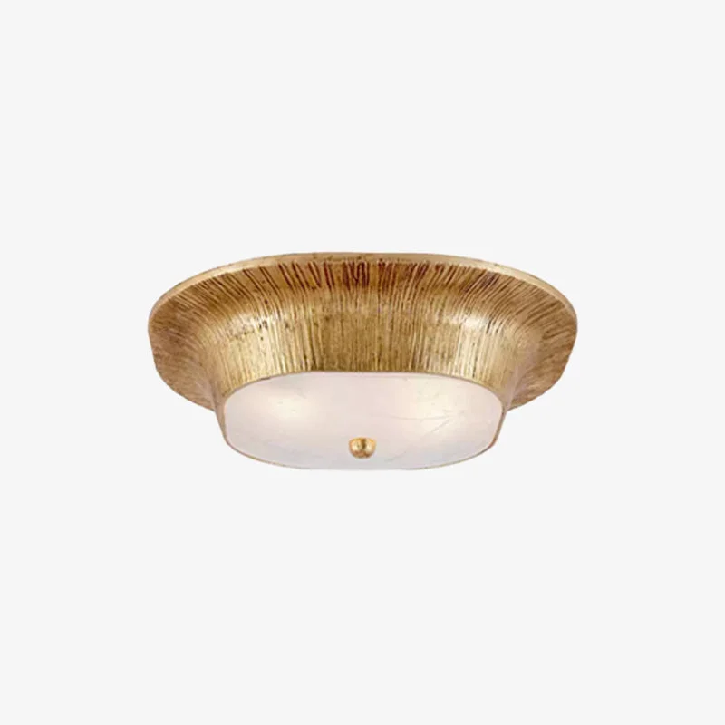 Relaxed Kelly Wearstler Utopia Round Flush Mount Pure