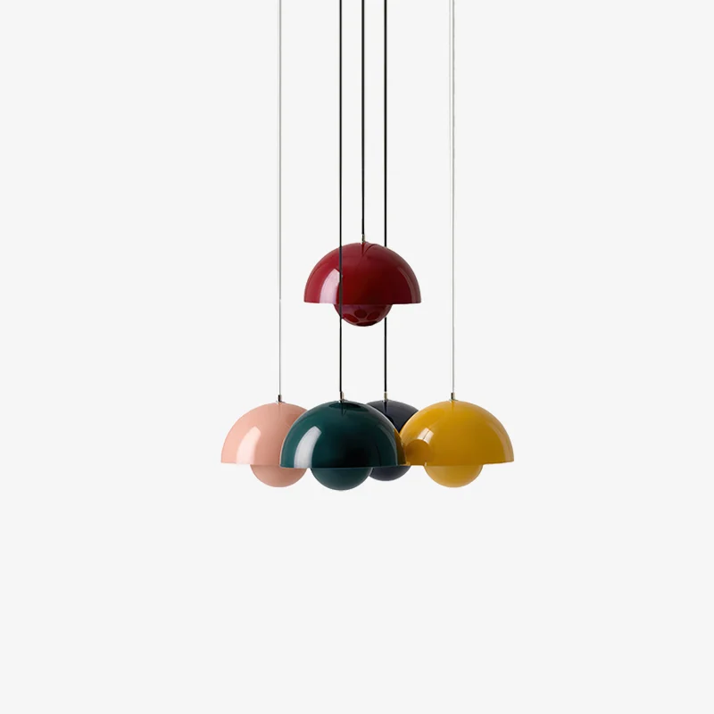 Powerful Flowerpot Colorful Pendant Lamp Traditional
