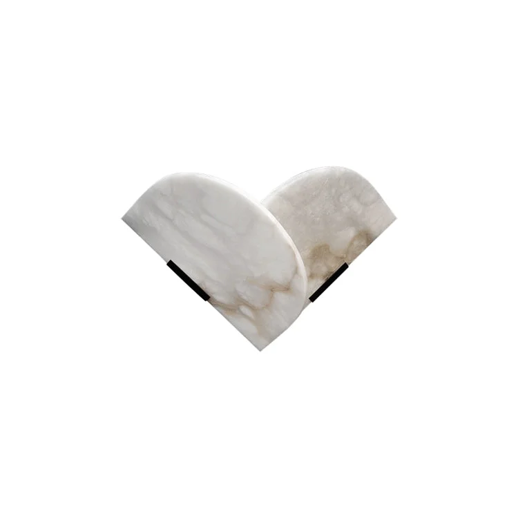 Genuine Fan-Shaped Alabaster Wall Light Exceptional