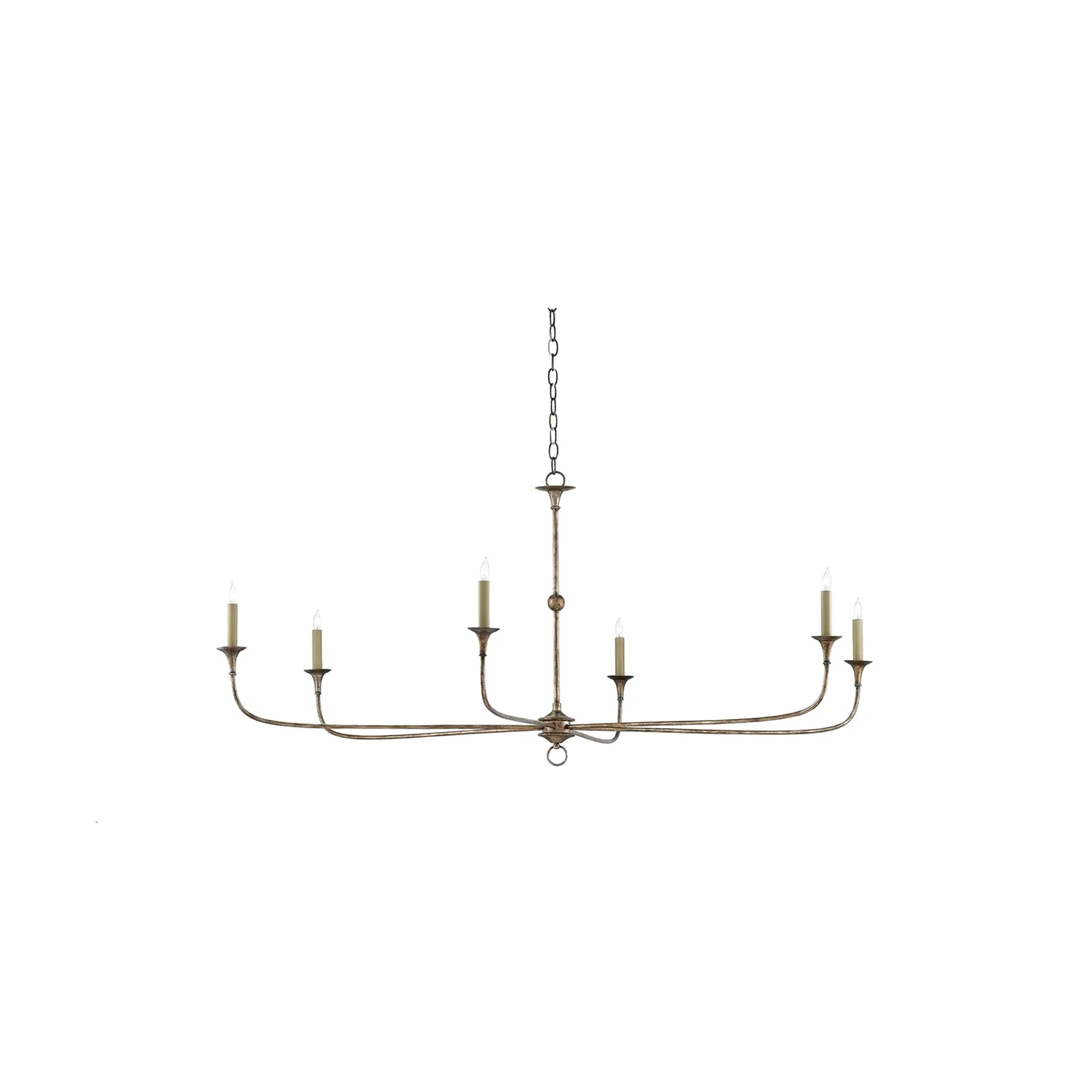 High-Quality Elongated Antique Chandelier Practical