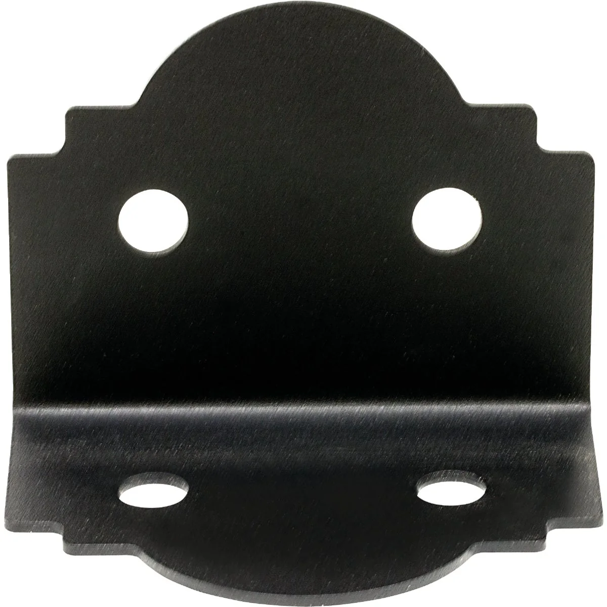 Smart Simpson Strong-Tie ZMax Outdoor Accents 6X Black 90 Degree Reinforcing Angle Enhanced