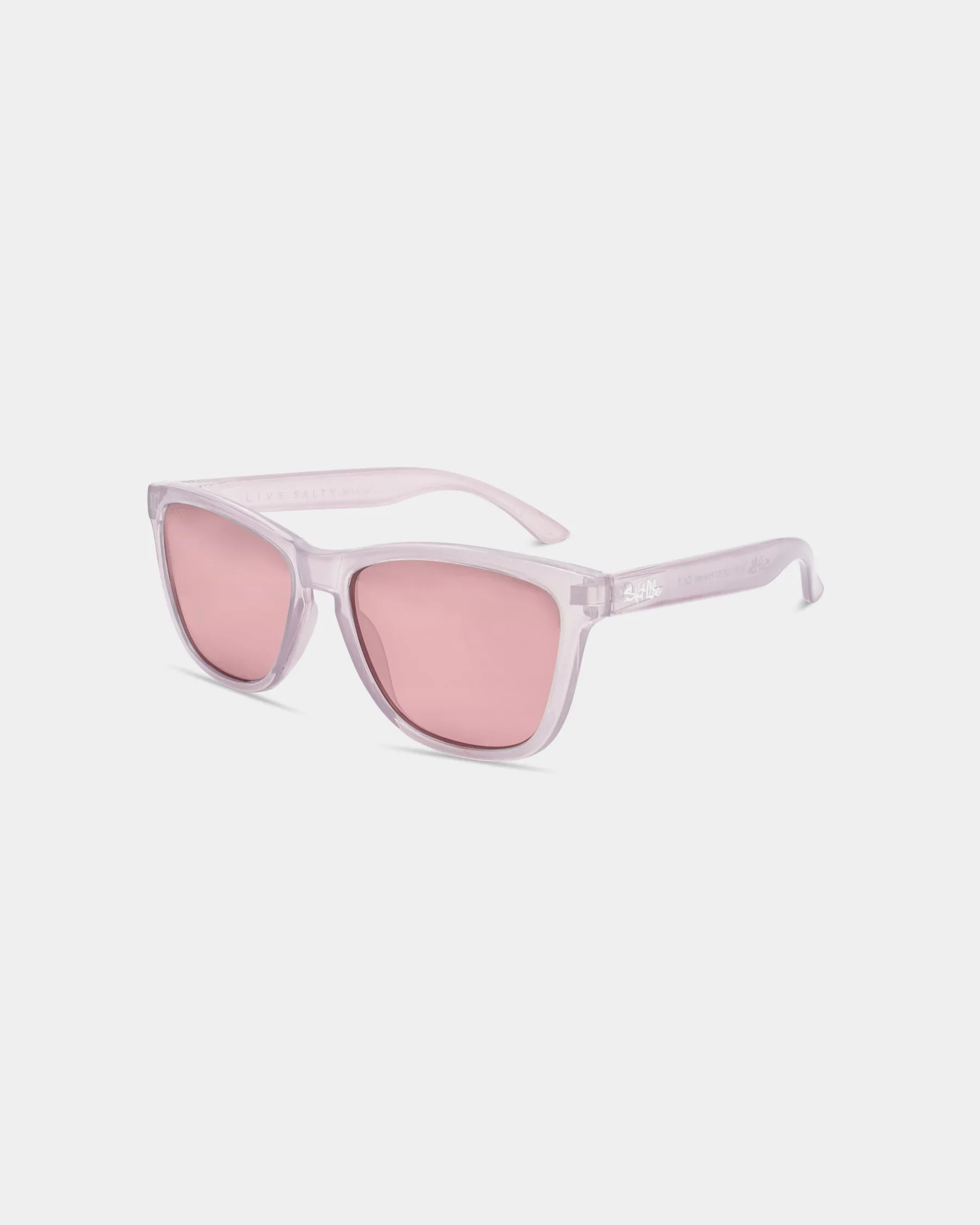 Quality Salt Life Sunglasses Shiny Crystal Light Purple Frame Smoke w Pink Mirror TAC Polarized Lens SL-001-525252 Sustainable