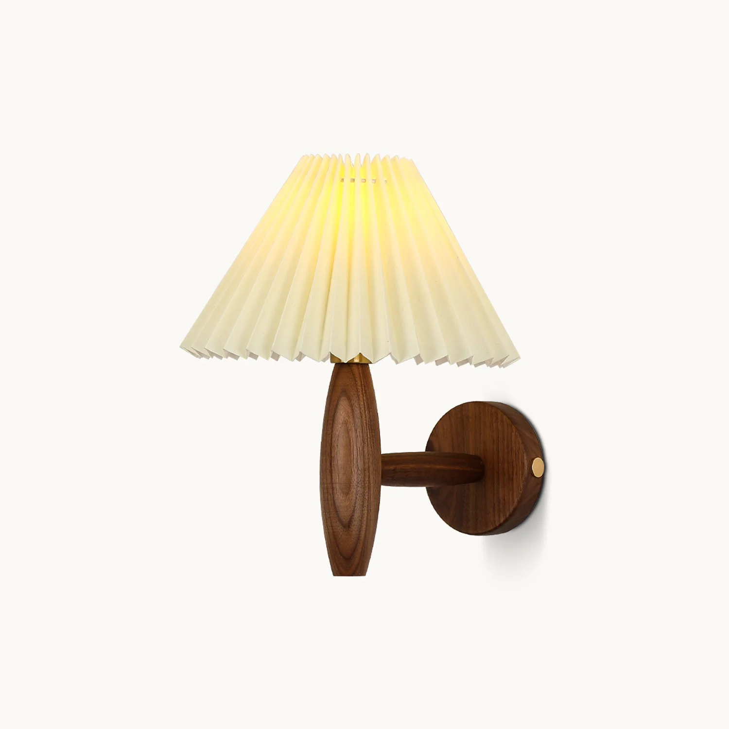 Elite Pleated Umbrella Wall Lamp Pure