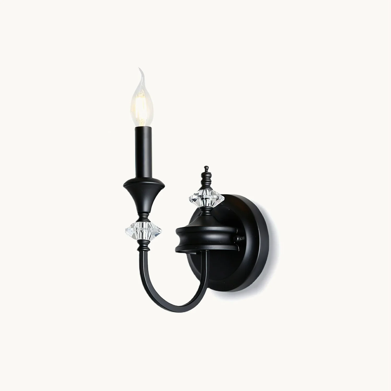 Stylish French Medieval Candlestick Wall Lamp First-Class
