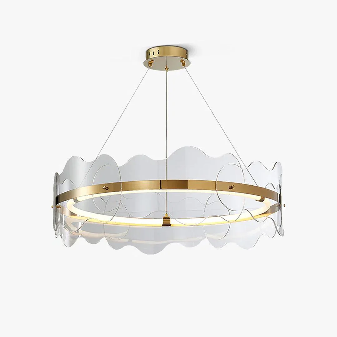Casual Modern Wave Chandelier Original Design