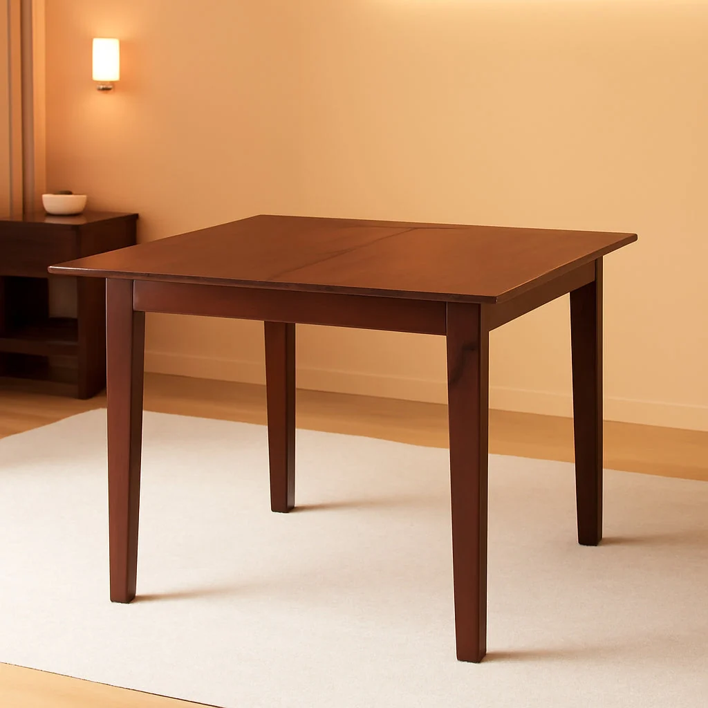 Crafted Mahogany Rectangle Dining Table Butterfly Leaf 32X54 Classic