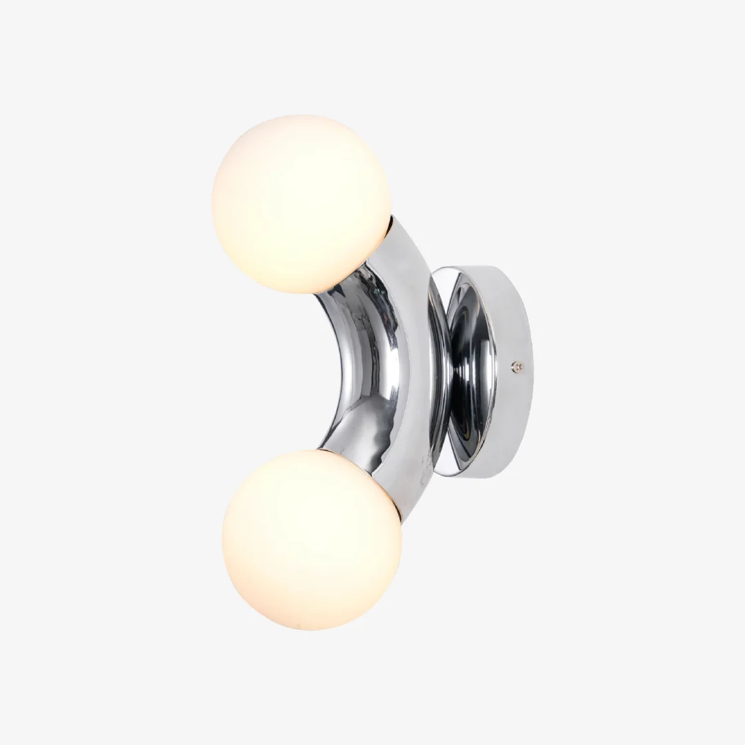 Organic Vine Round Wall Lamp Natural