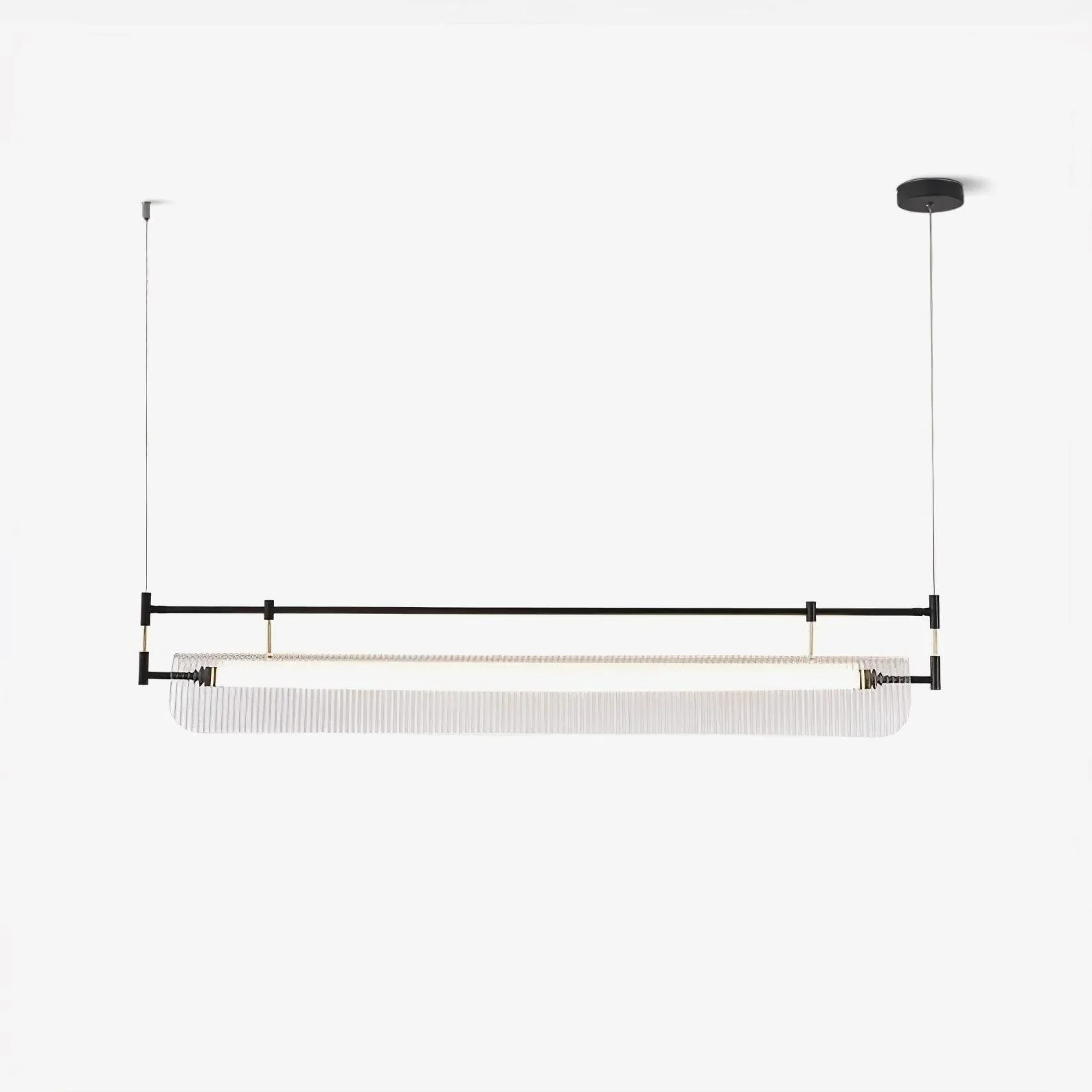 Modern Linear LED Chandelier Solid