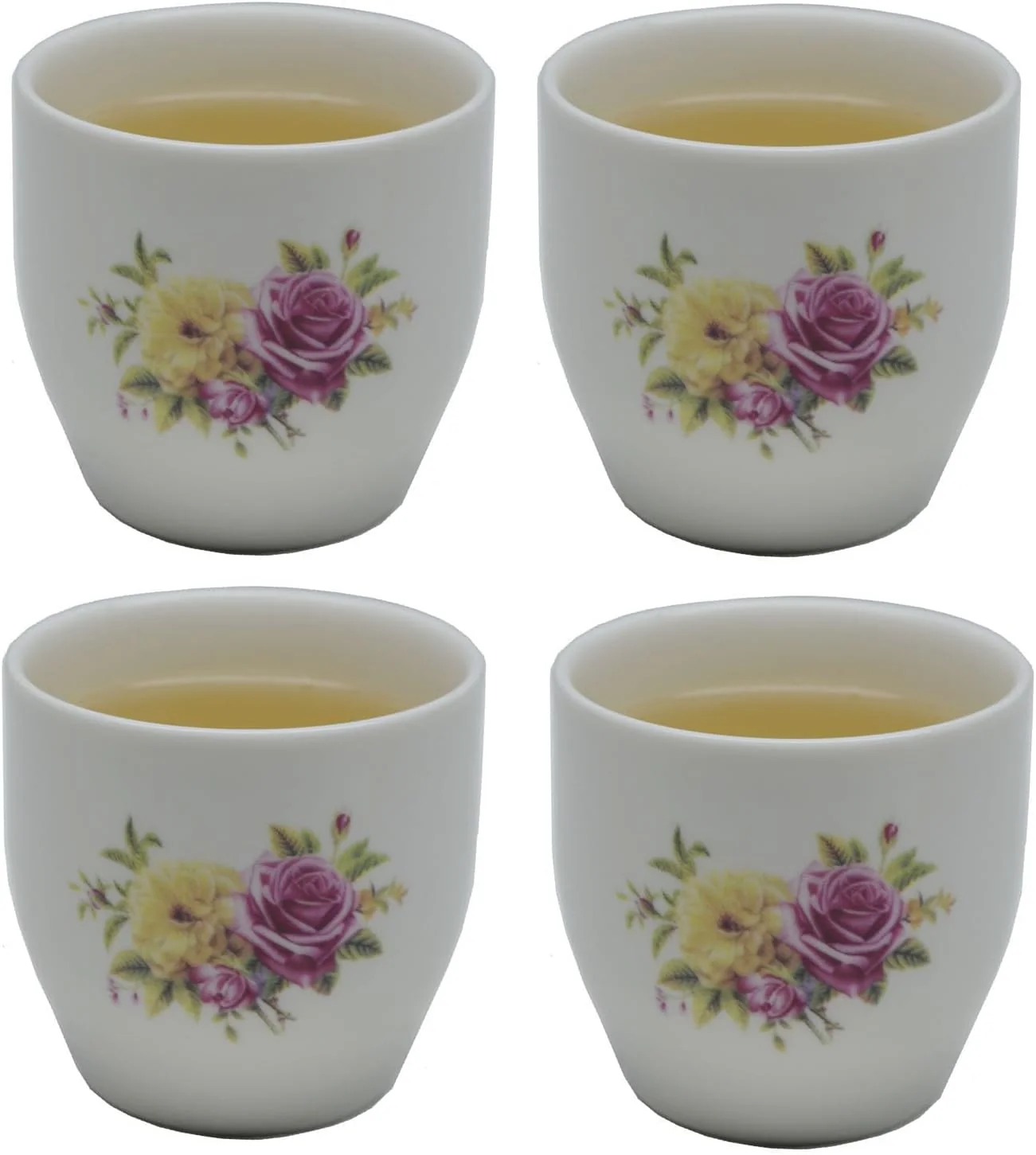 Official Liang baobao Porcelain Teacup 5oz Cups Painted Flowers Coffee Tea Water Pot Ceramic Kettle Tea pot Accessories cup 4 Artisan