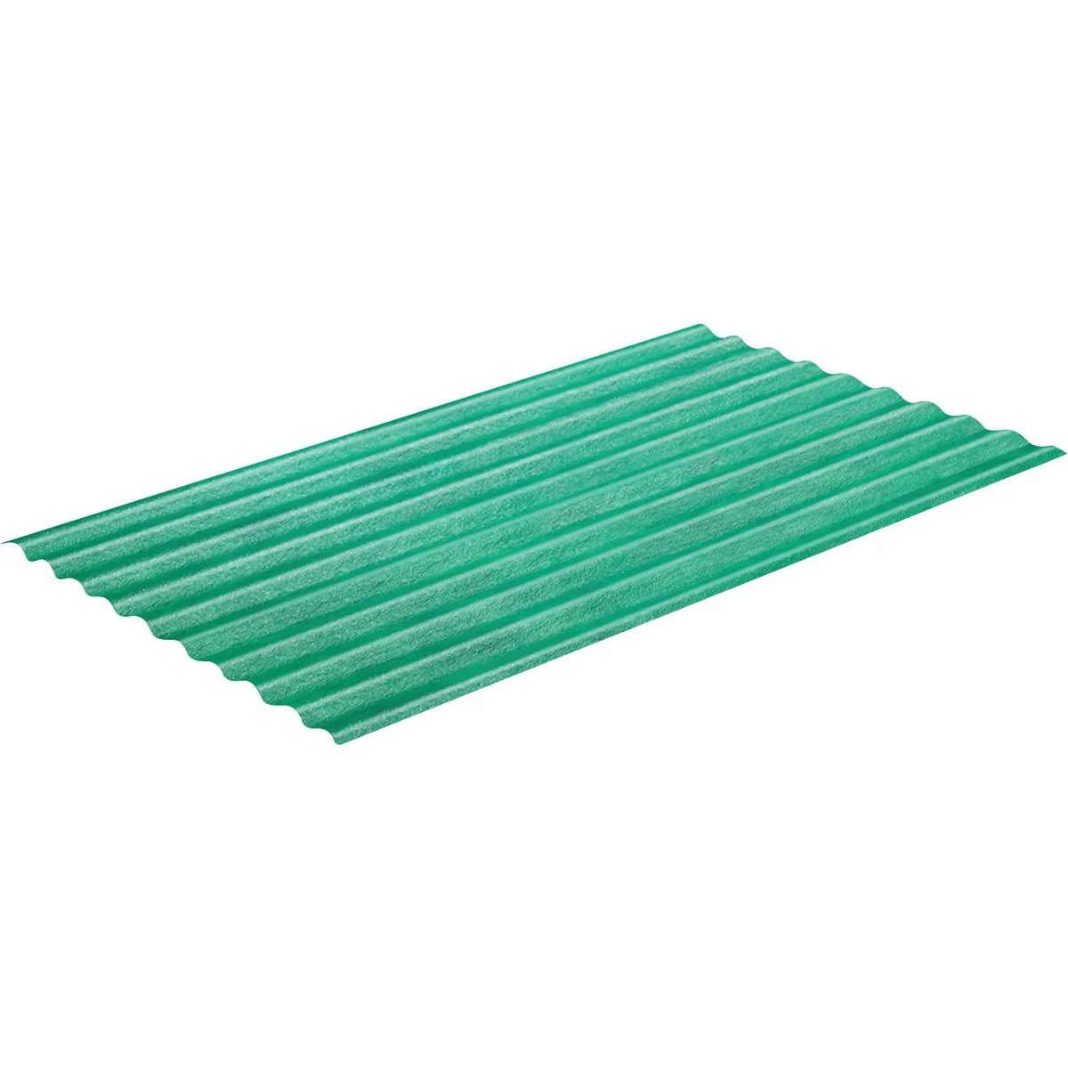 Original Sequentia WeatherGlaze 26 In. x 8 Ft. Green Round 1-Sided Fiberglass Corrugated Panels Superior