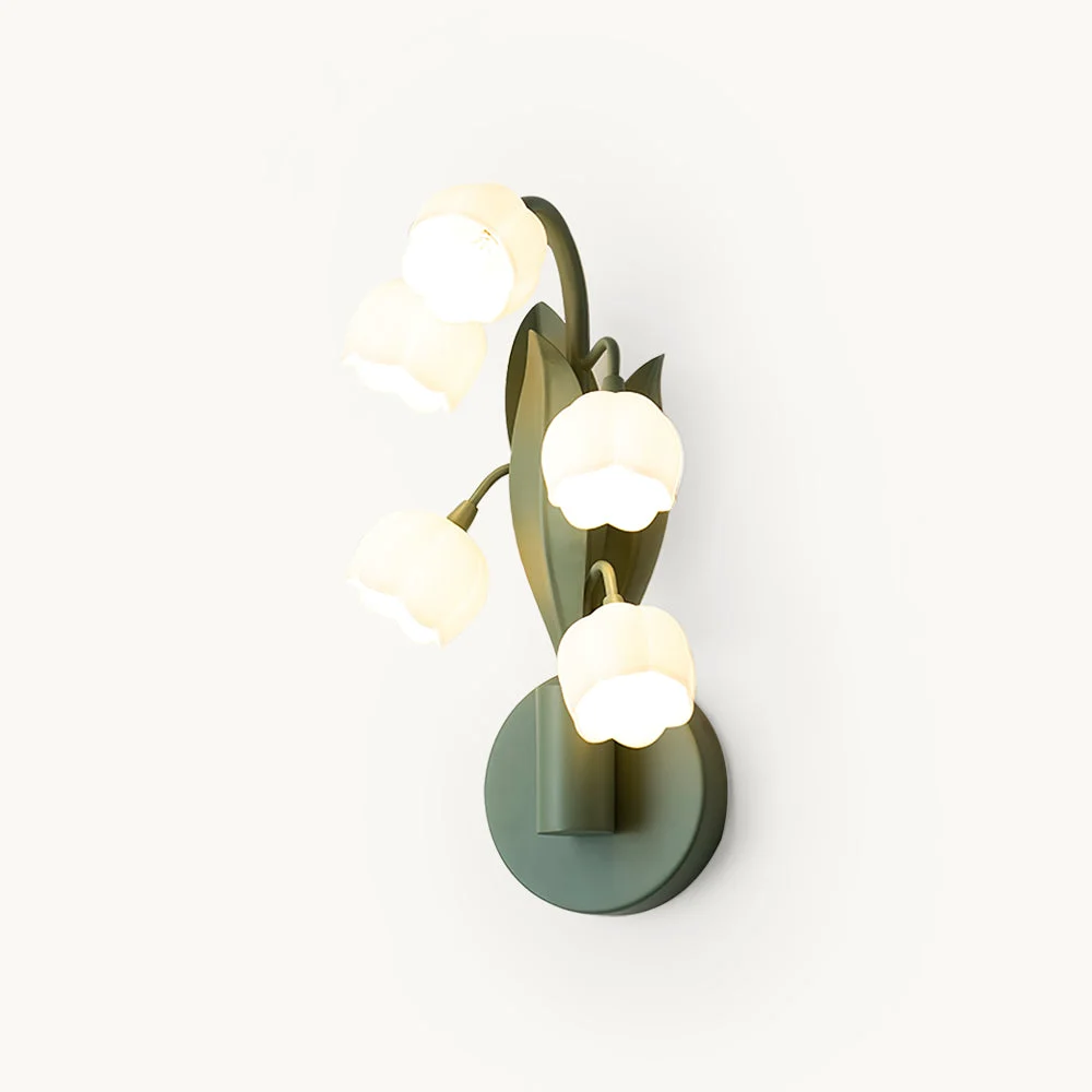 Smooth Green Lily Wall Lamp Fine