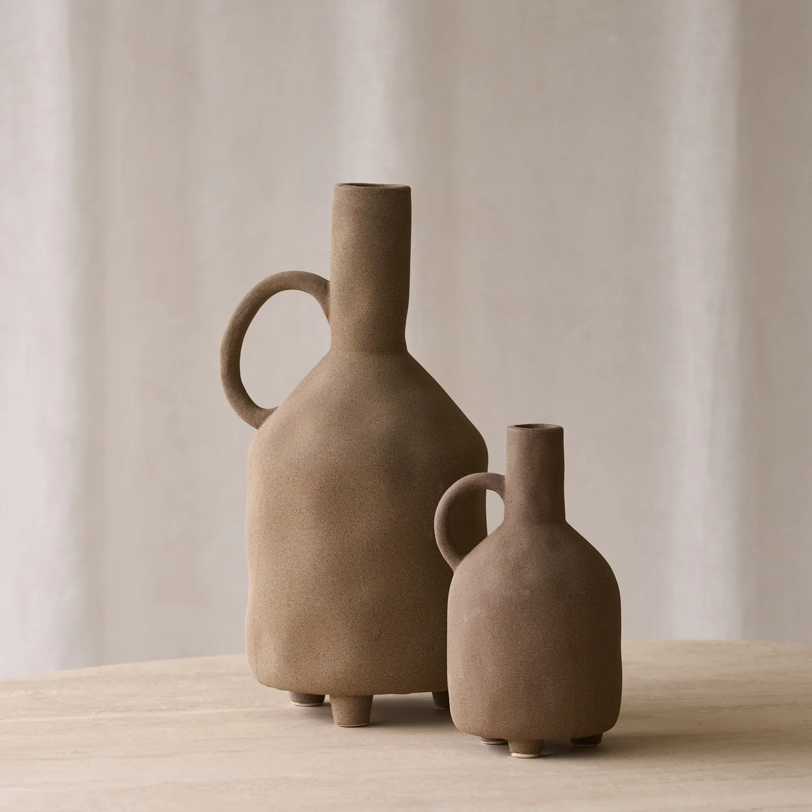 Natural Jonai Vase Brown World-Class