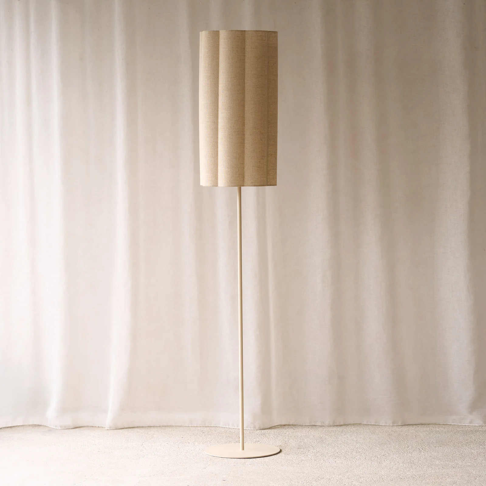 Convenient Fringe Floor Lamp Natural Sophisticated