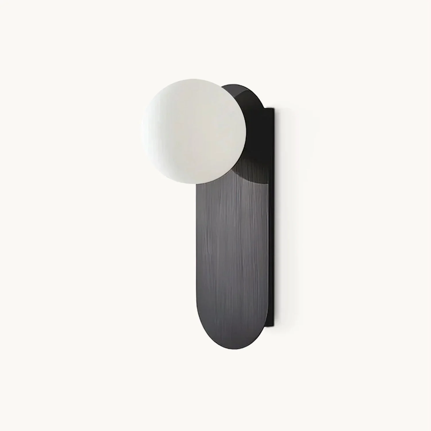 Relaxed Flat Base Globe Sconce Durable