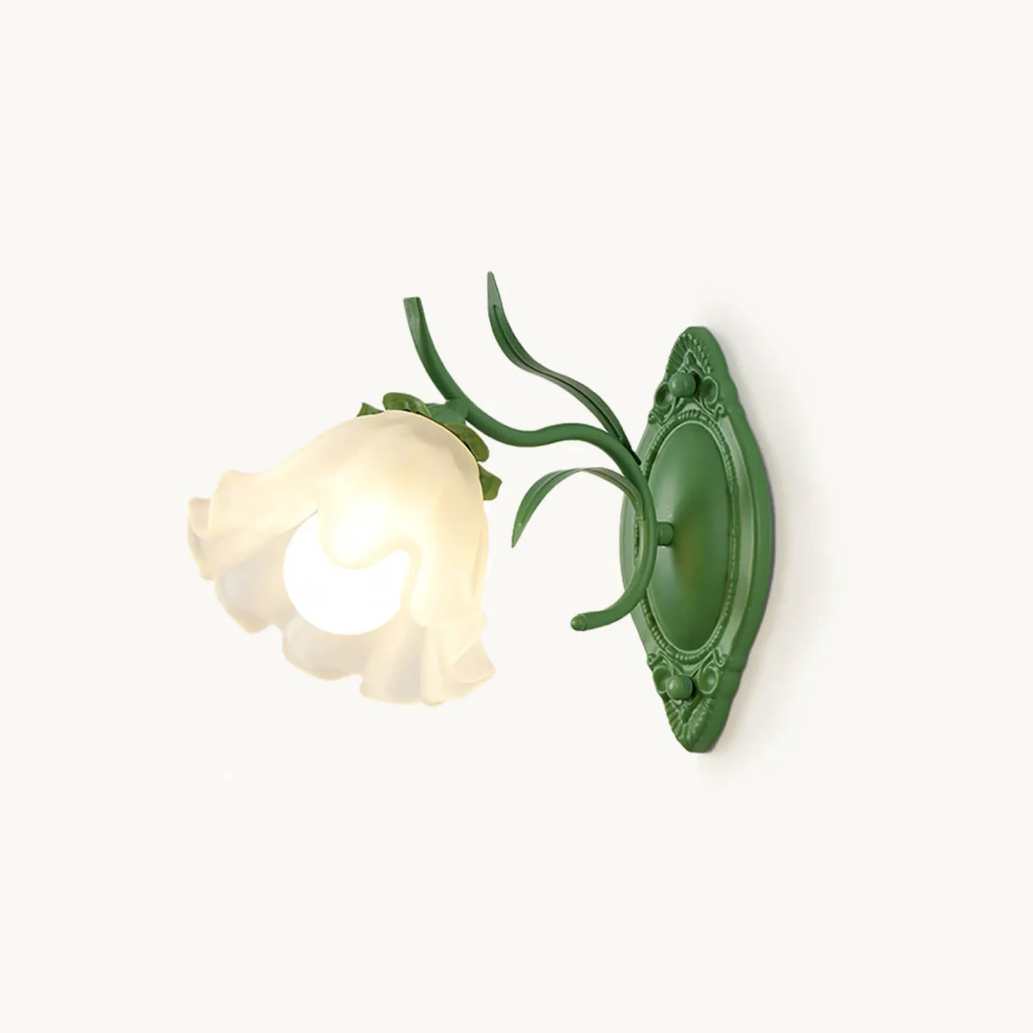 Flexible Floral Glass Wall Lamp Reliable