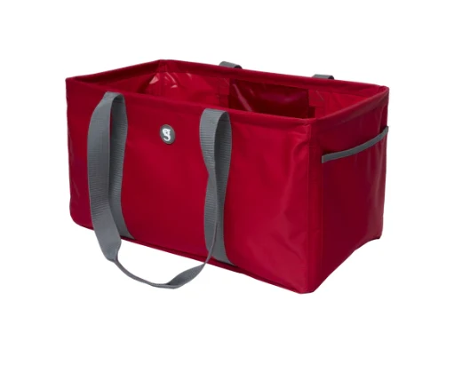 Soft Gecko Large Utility Tote – Red Gray Trusted