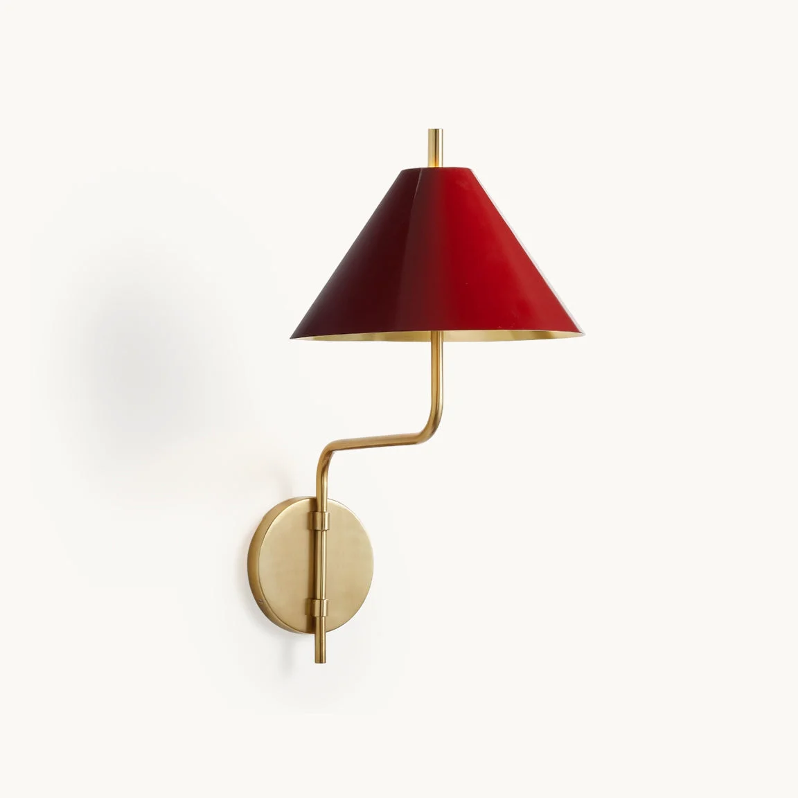 Original Monroe Metal Wall Lamp Crafted