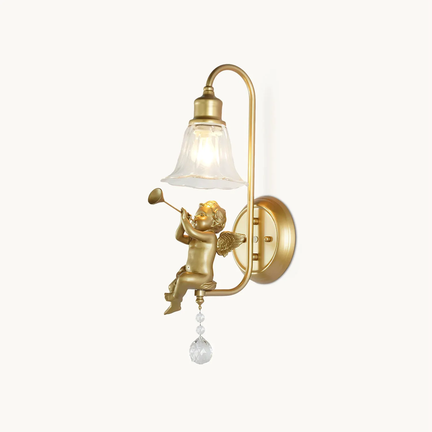 Clean Art Angel Wall Lamp Stylish