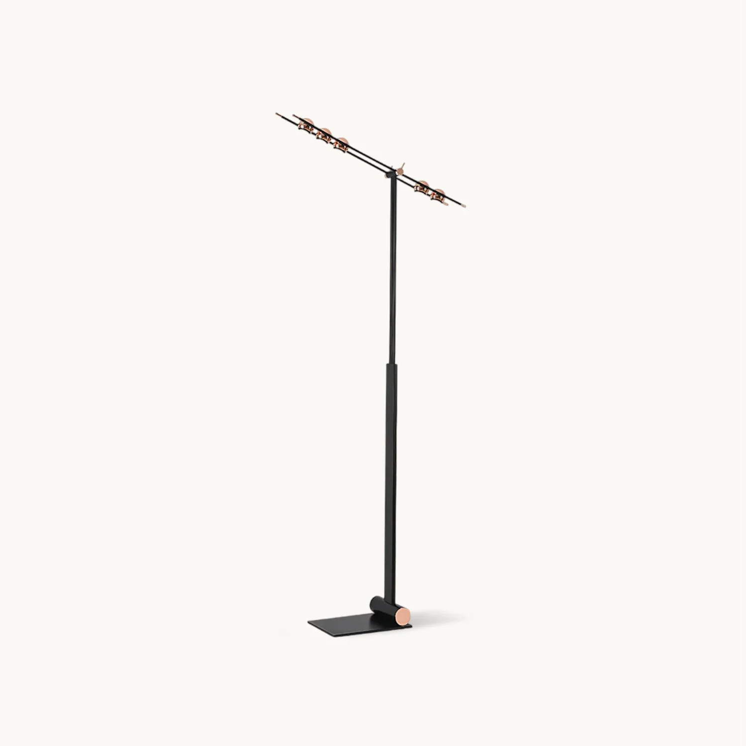 Casual Rose Gold Bead Floor Lamp Environmentally Friendly