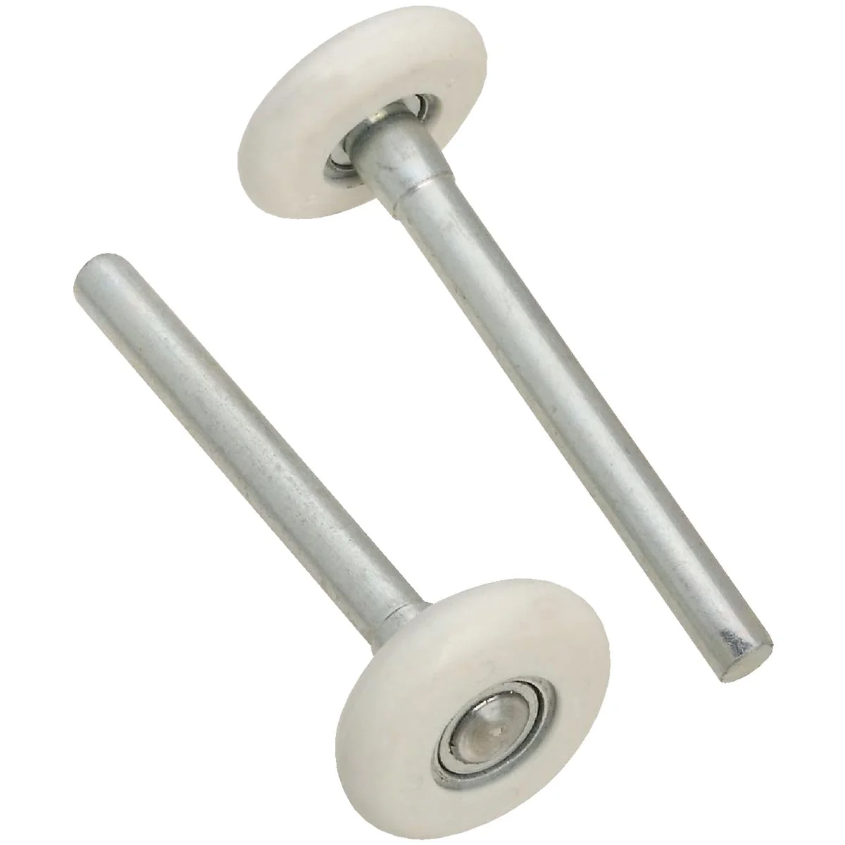 Fine Crafted Prime-Line 1-7 8 In. Plastic Steel Ball Bearing Convex Wheel Garage Door Roller Verified