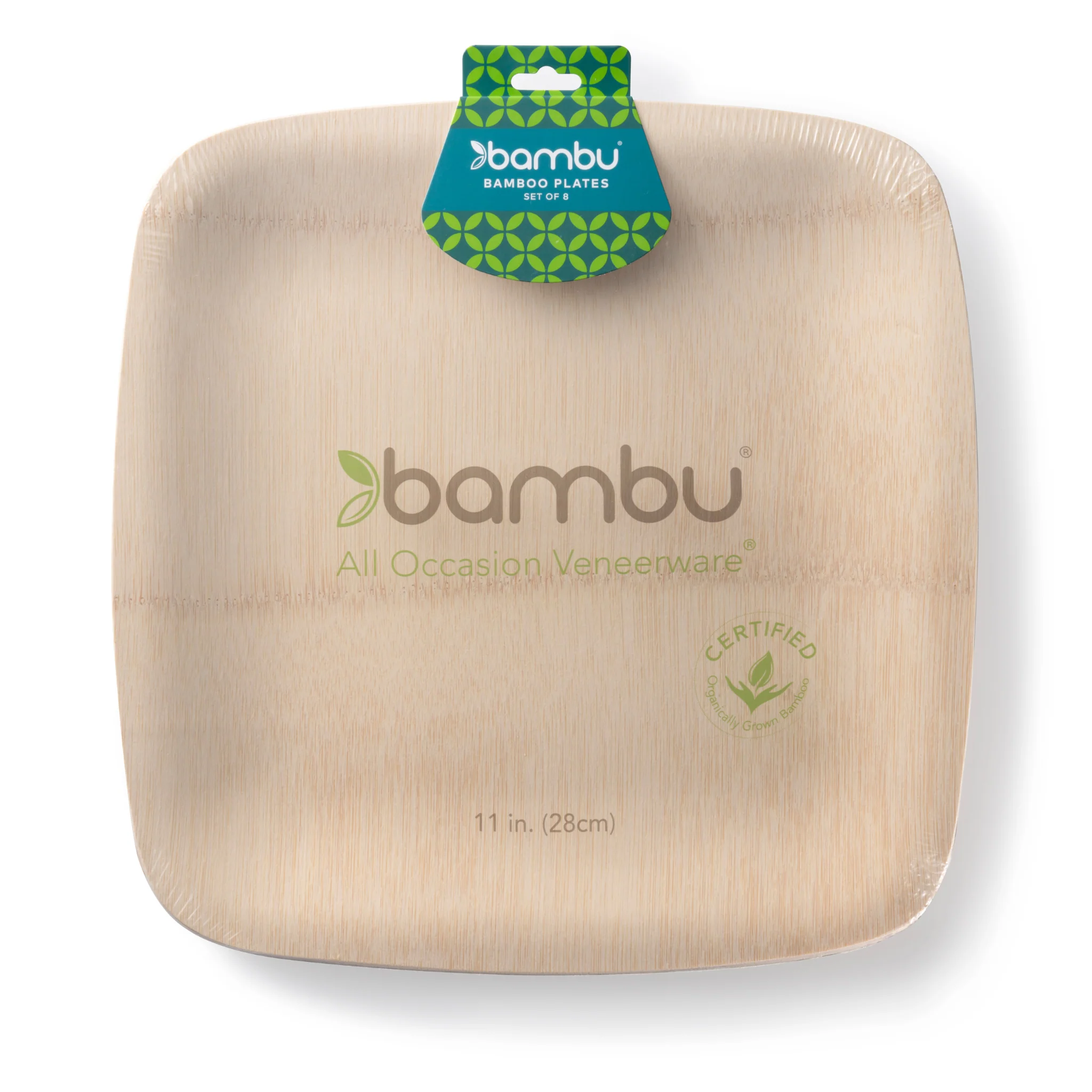 Artisan Bambu Veneerware 11 Plates Responsible
