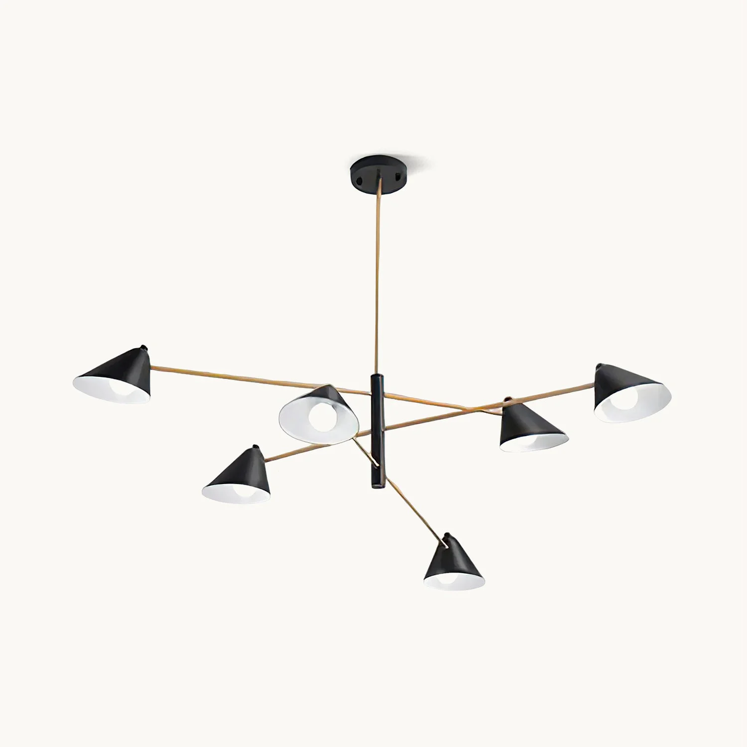 Expertly Made Iron Character Bafang Chandelier Unique