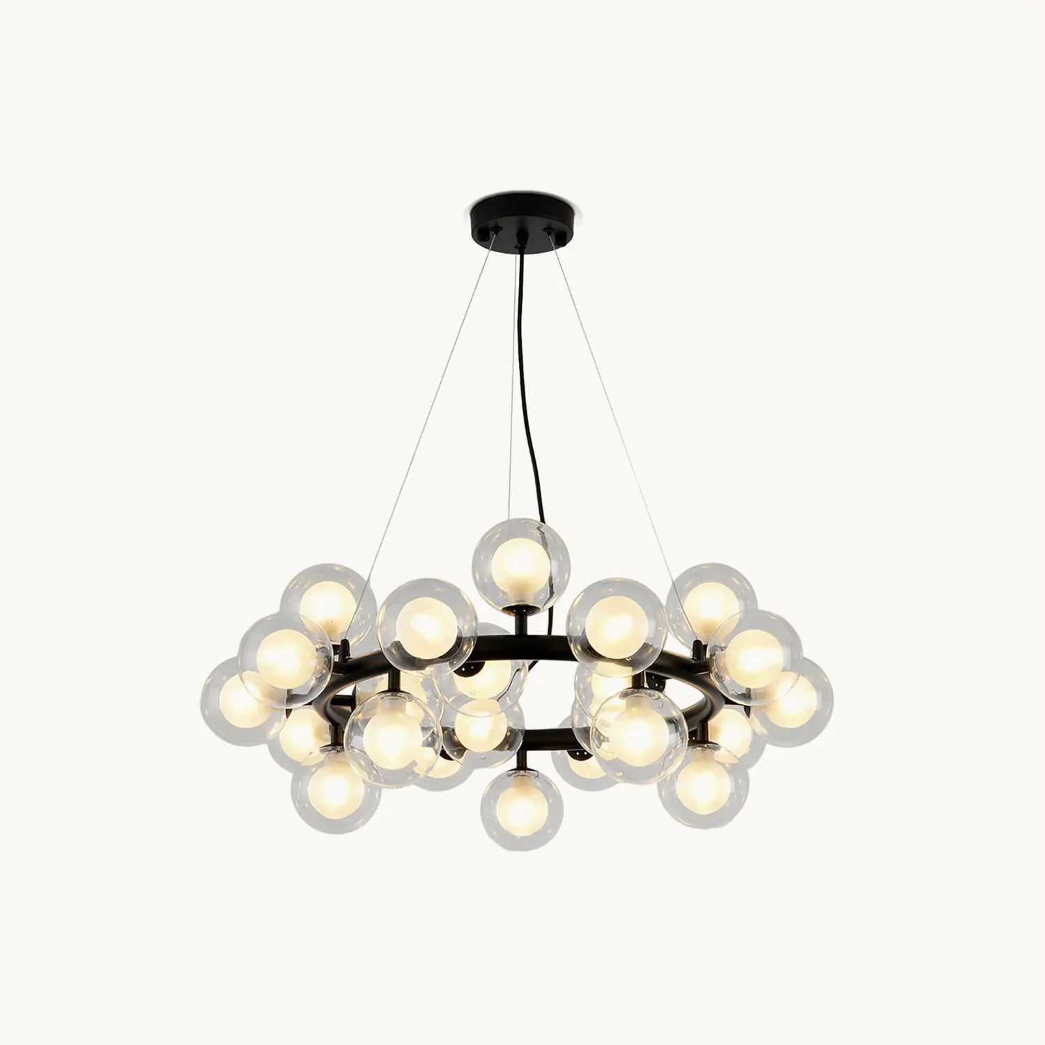 Eco-Friendly Bubble Ball Chandelier Contemporary
