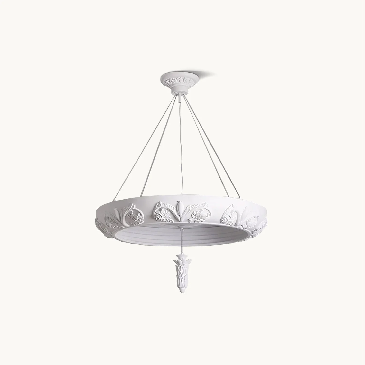 Long-Lasting Flower Pattern Relief Chandelier High-Grade