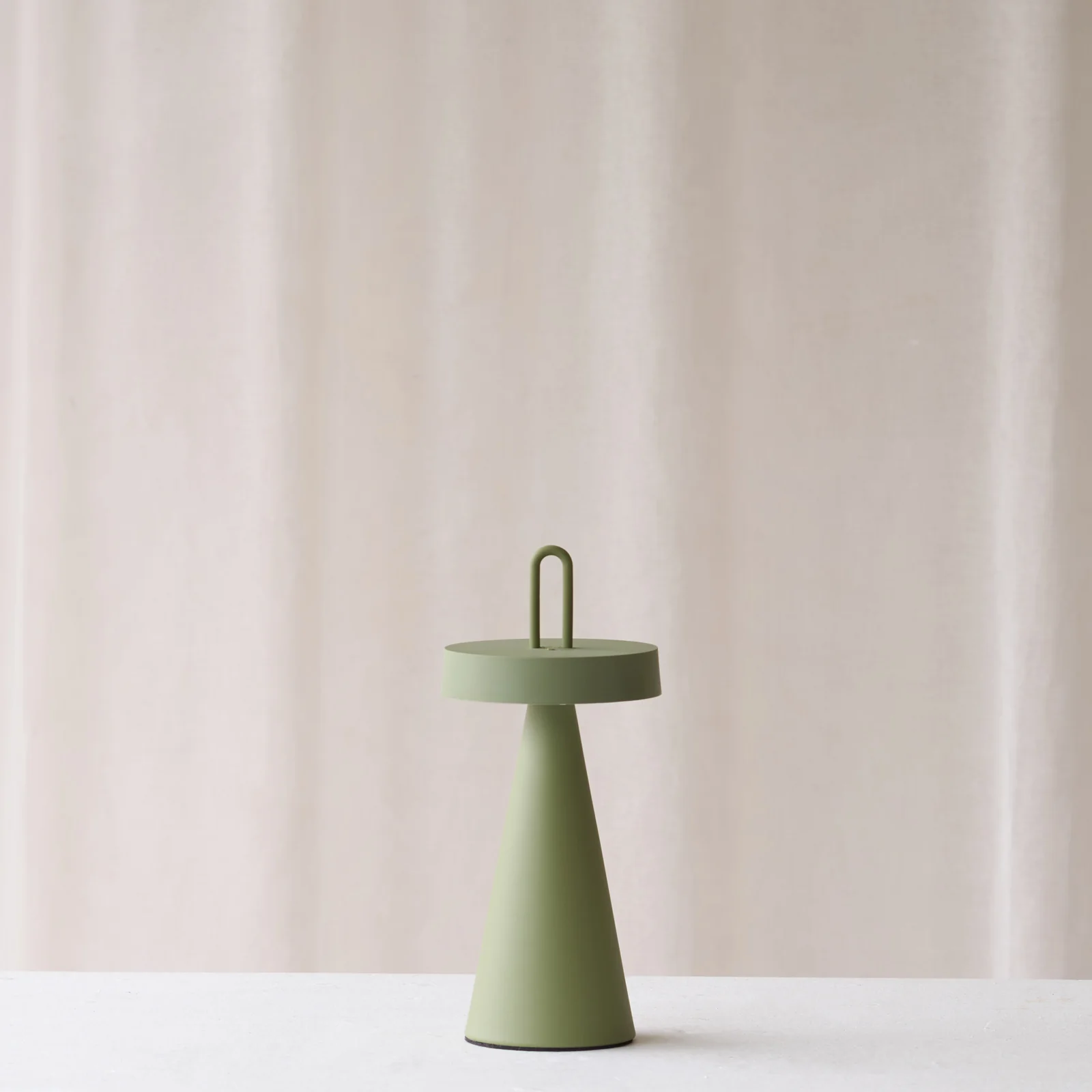 Comfortable Ankenta Outdoor LED Table Lamp Olive Luxury