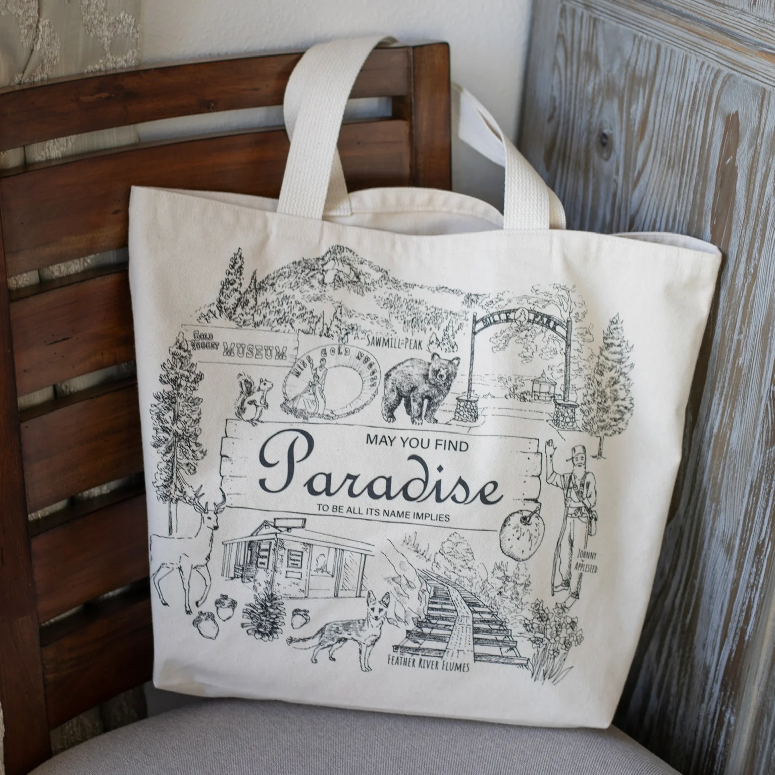 Safe Paradise Icons Tote Bag Lightweight