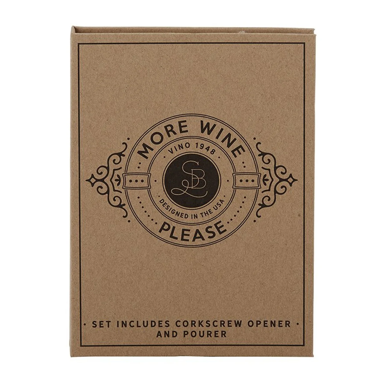 Flexible More Wine Please Corkscrew Opener Book Box Set Unique