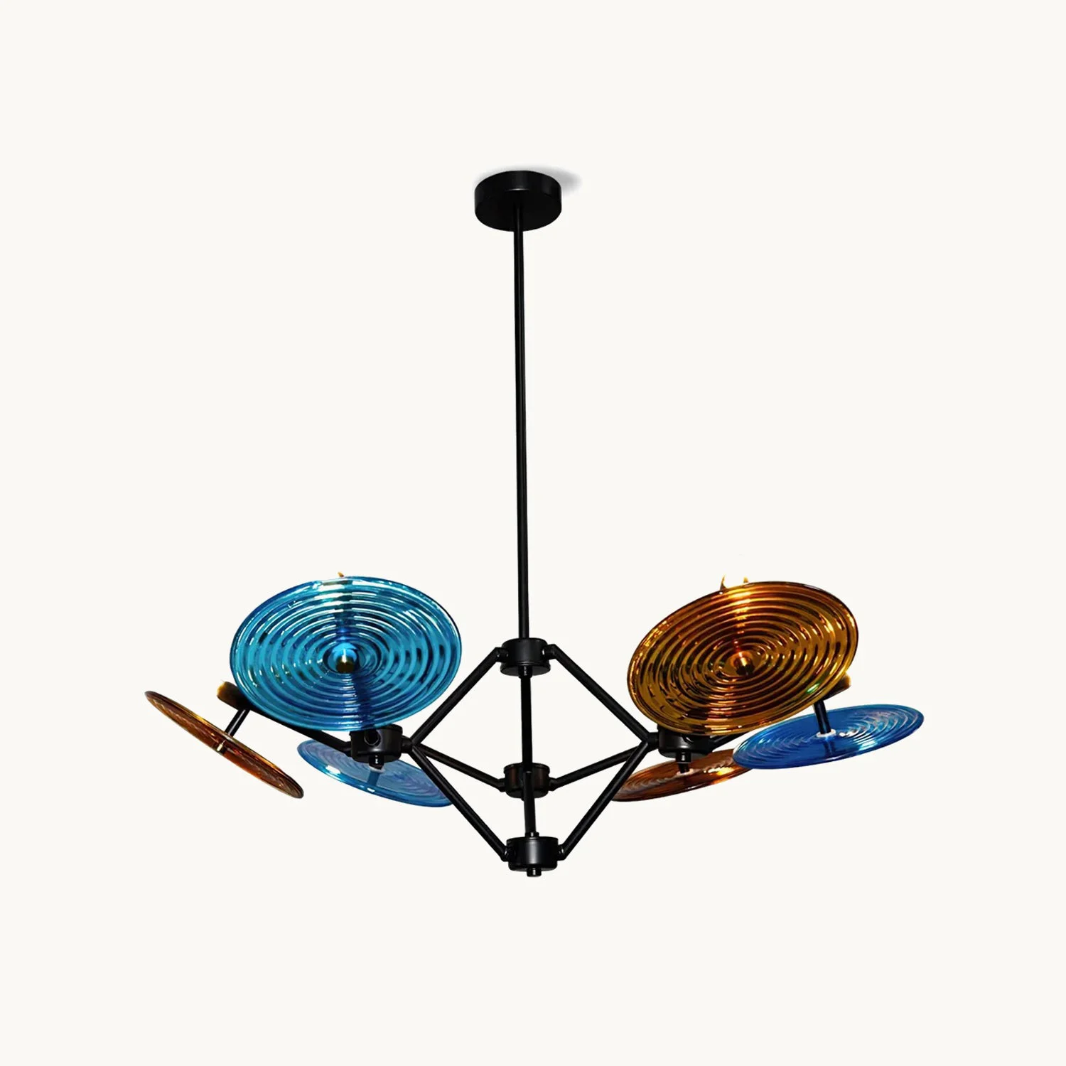 Official Colorful Rotary Chandelier Trendy