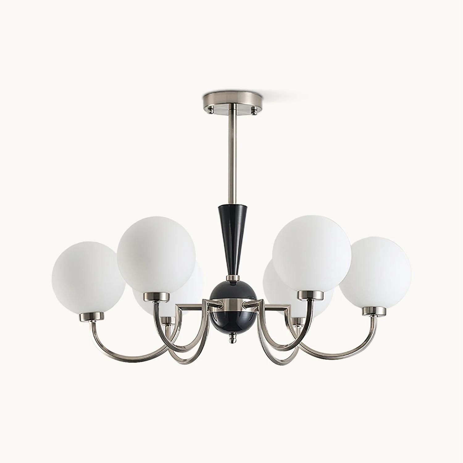 Solid Alana Globe Chandelier Sophisticated