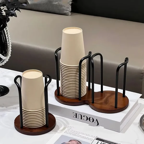 Soft High-Capacity Disposable Cup Holder Organizer Rack Carefully Designed