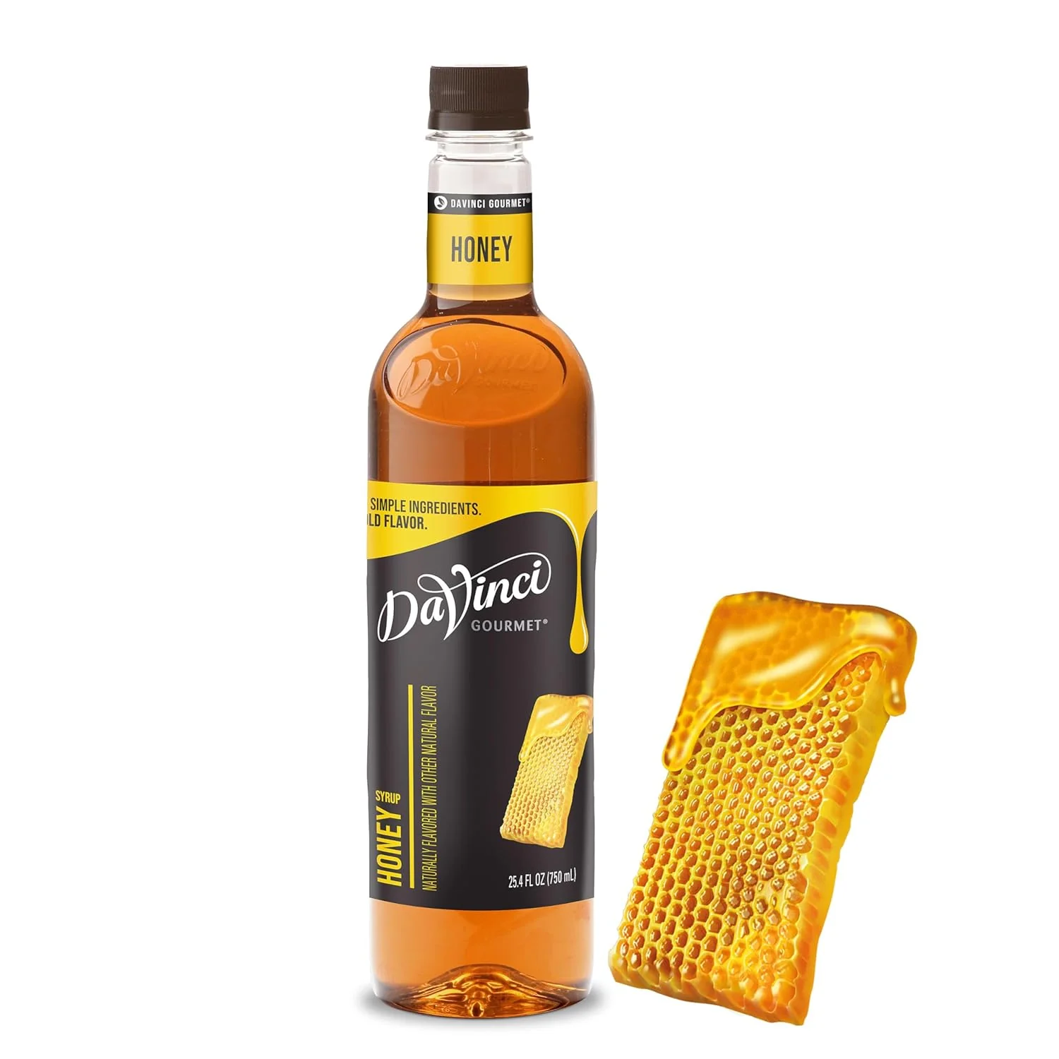 Easy-to-Use DaVinci Gourmet Honey Syrup 25.4 Fluid Ounces Excellent